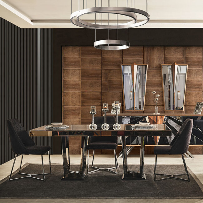 Ares Dining Table with 6 chairs - Image 2