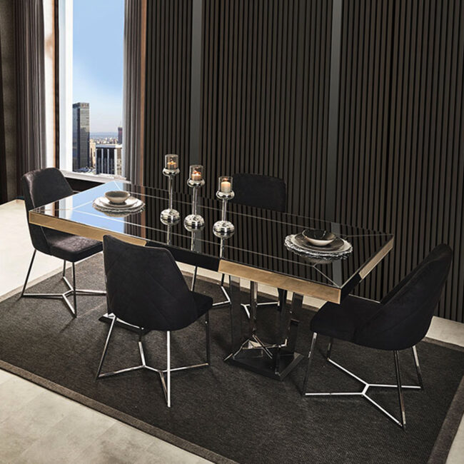 Ares Dining Table with 6 chairs - Image 4