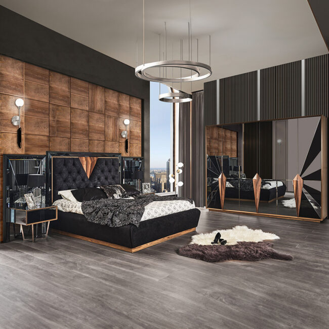 Ares Bedroom Set with Wardrobe