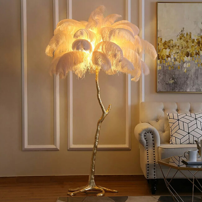 Feather Floor Lamp - Image 4
