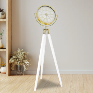 Clock Floor Standing (White)