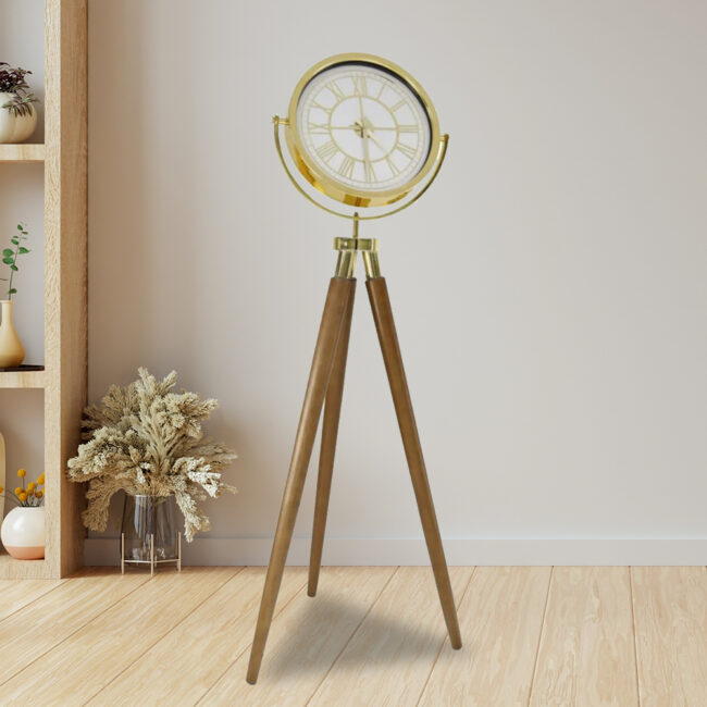 Clock Floor Standing (Brown)