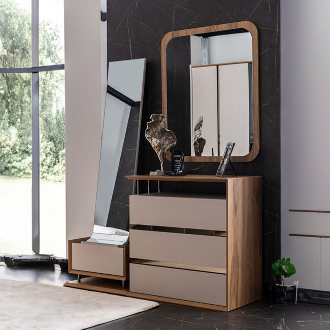 Gizza Bedroom Set with Wardrobe - Image 4