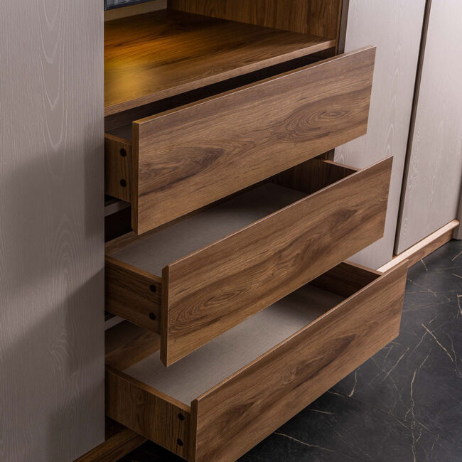 Gizza Bedroom Set with Wardrobe - Image 10