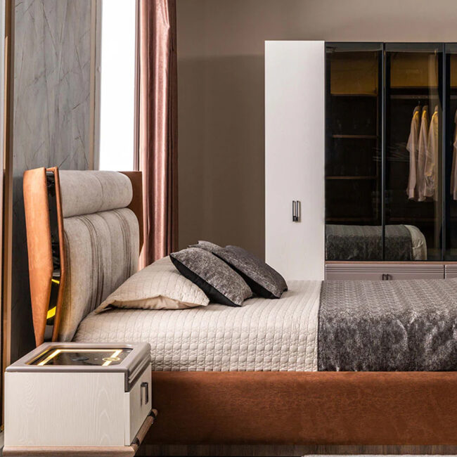 Petra Bedroom Set with Wardrobe - Image 5
