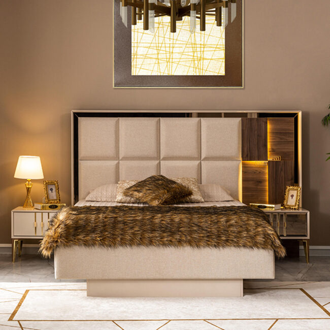 Venedik Bedroom Set with Wardrobe - Image 2