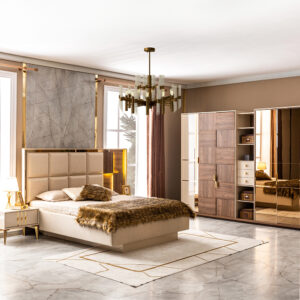 Venedik Bedroom Set with Wardrobe