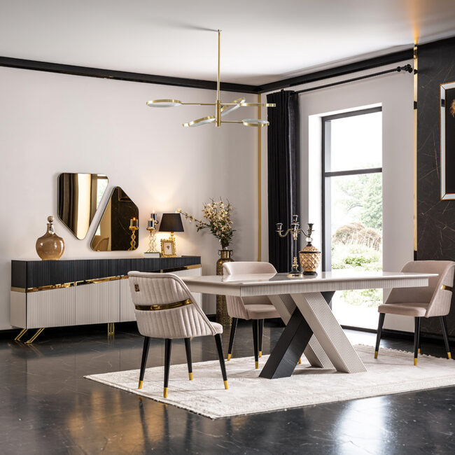 Lines Dining Set 6-Seater