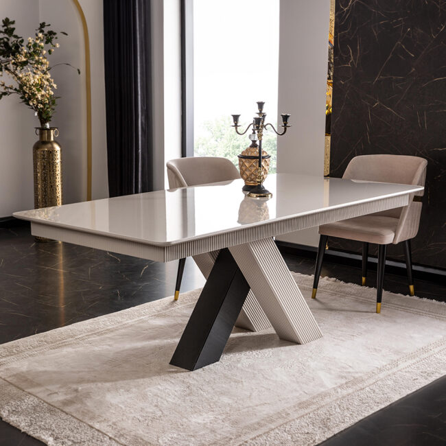 Lines Dining Set 6-Seater - Image 2