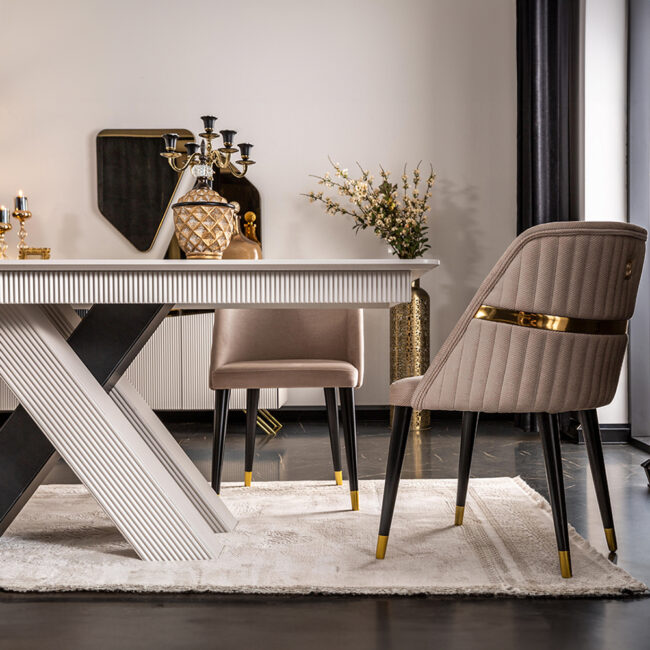 Lines Dining Set 6-Seater - Image 3