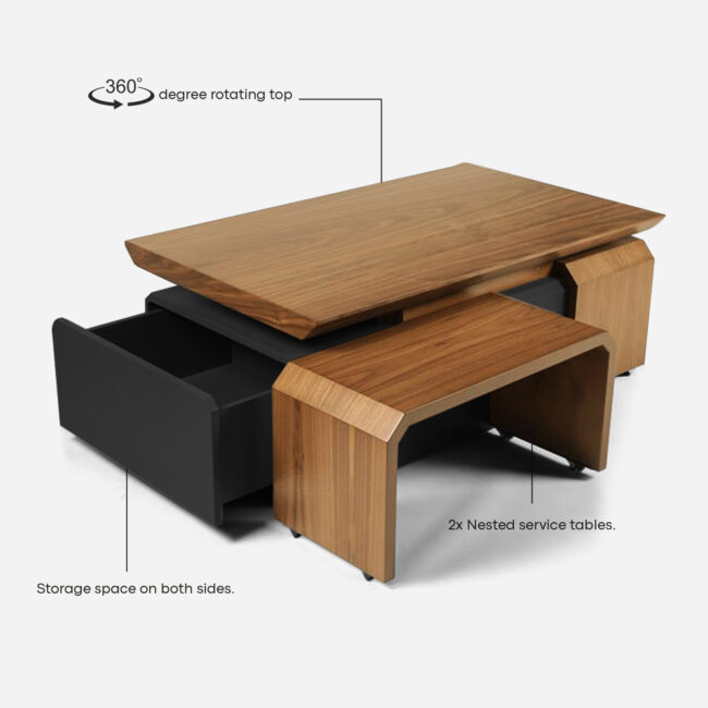 Kanzi Coffee Table Set - Image 3