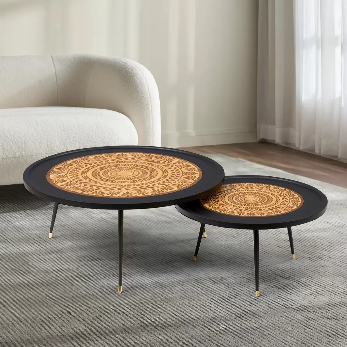 Mandala Coffee Table Set