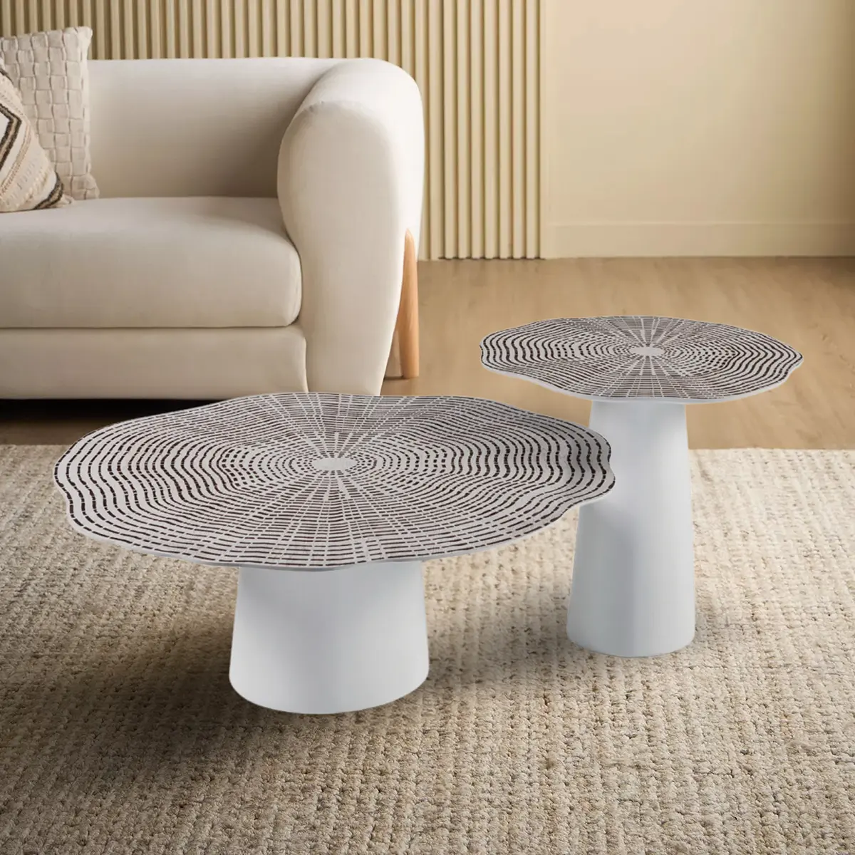 Mushroom Coffee Table Set
