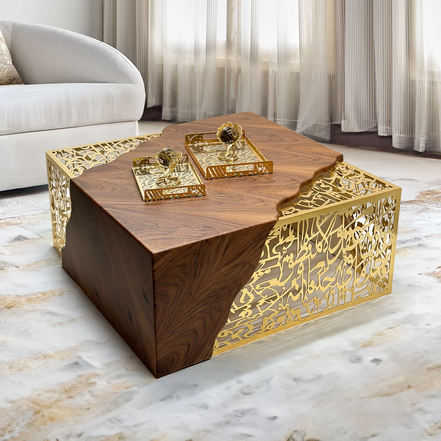 Arabia Wooden Center Table
