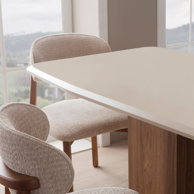 Viola Dining Table with 8 chairs - Image 3