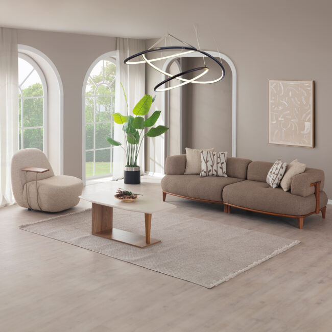 Olissa Sofa Set 4+3+1