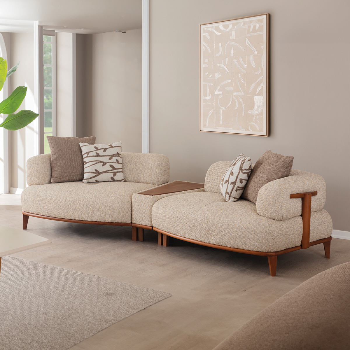 Olissa Sofa with console