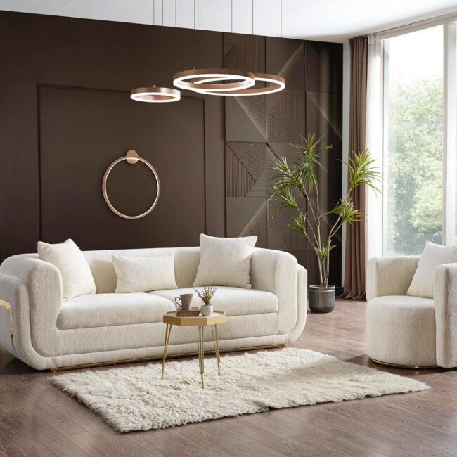 Goldiva Sofa Set 3+3+1+1 - Image 5
