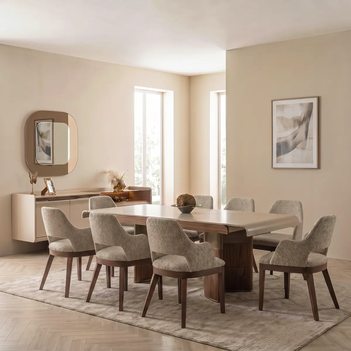 AURA 8-Seater Dining Set