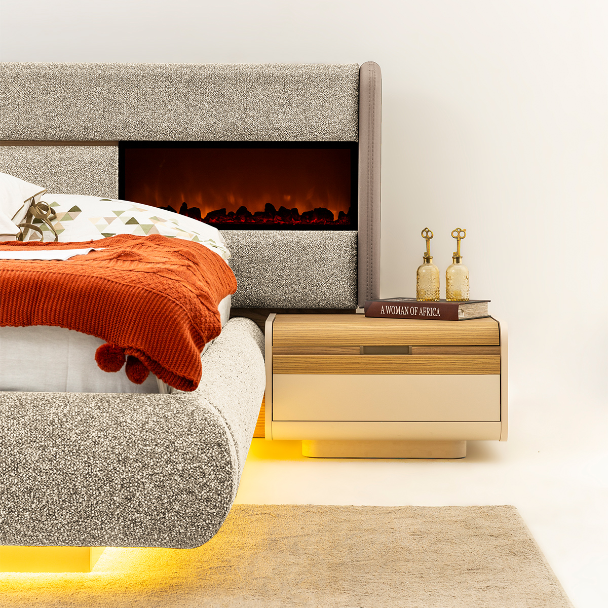 AURA Bedroom Set with Wardrobe - Image 2