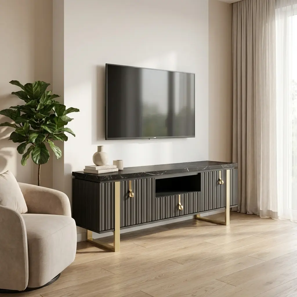 Verona TV Unit Black