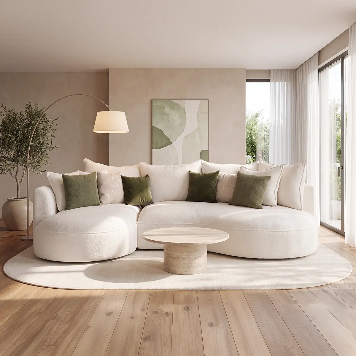 Solea Curved Sofa