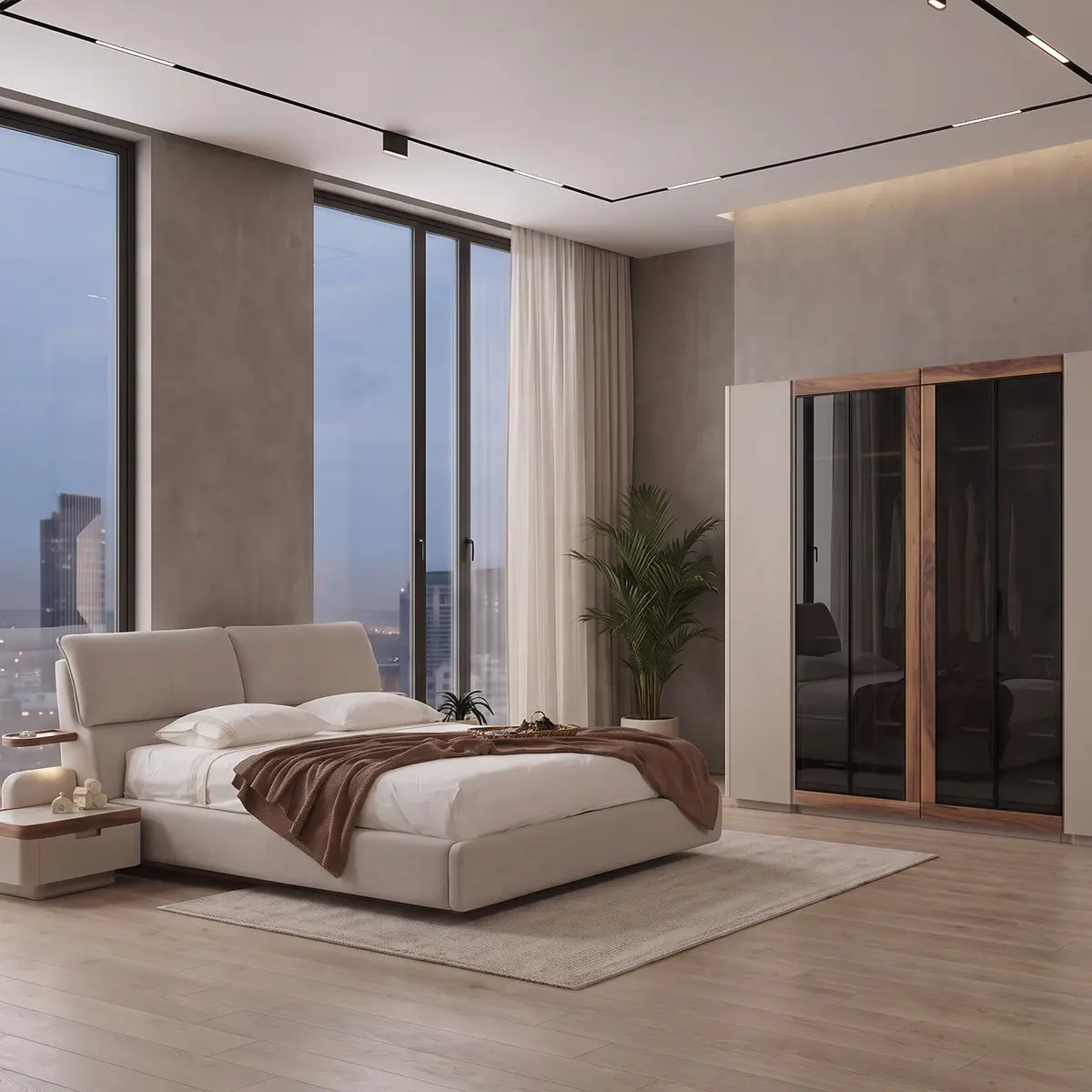 Estella Bedroom Set with Wardrobe