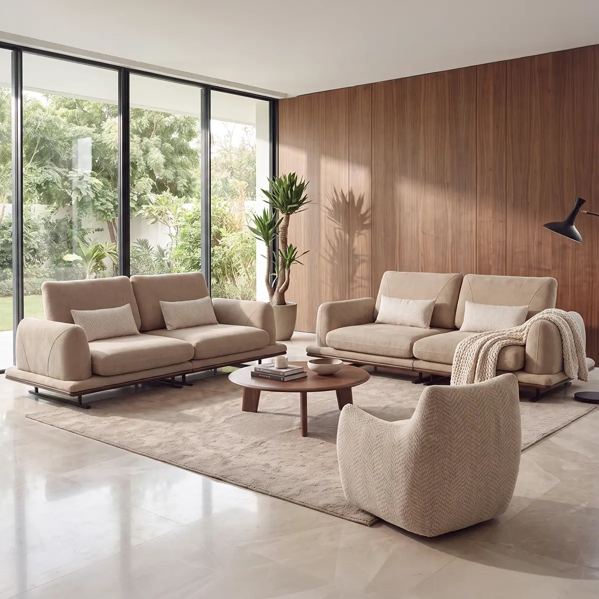 Rion Sofa Set 3+3+1