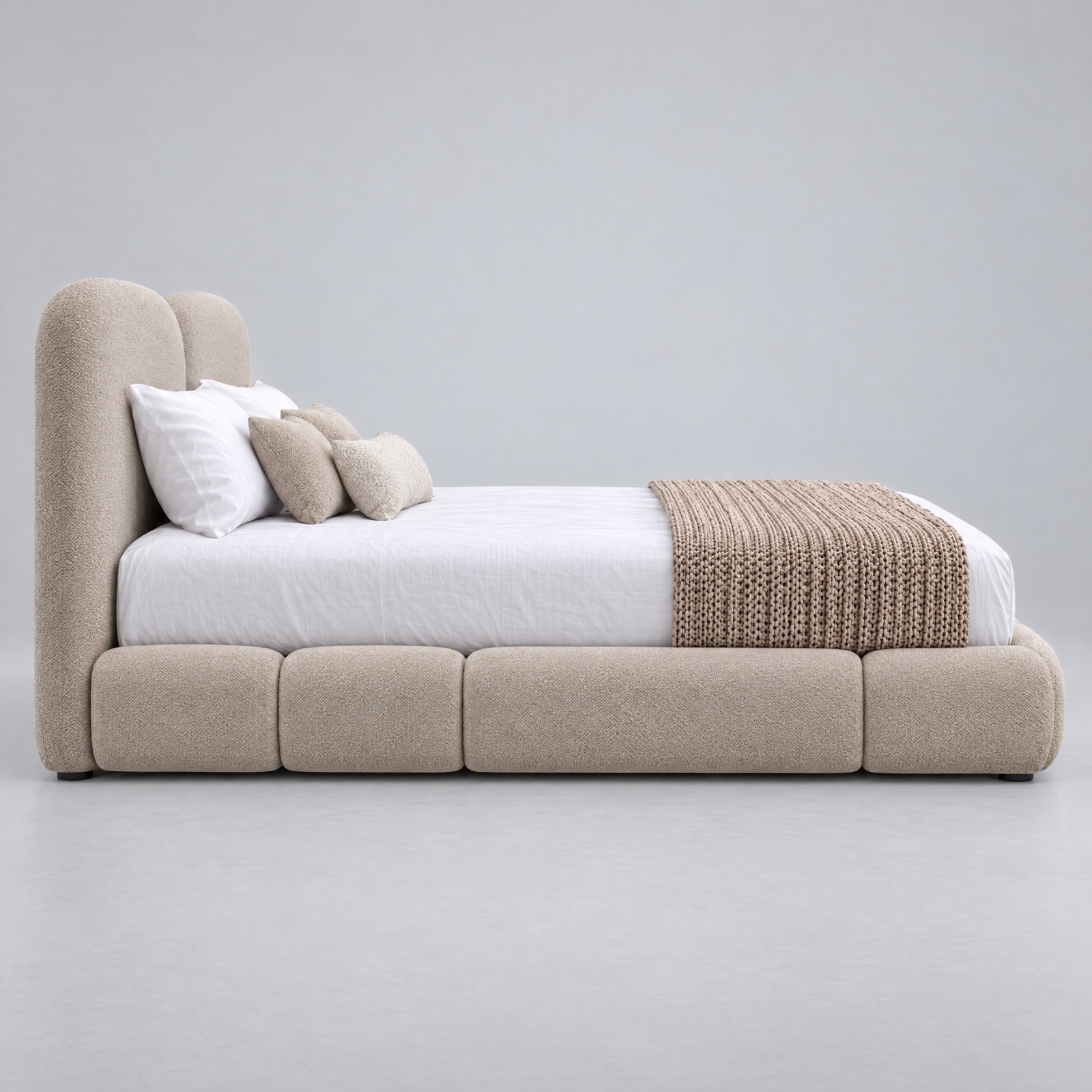 Tala king bed side view